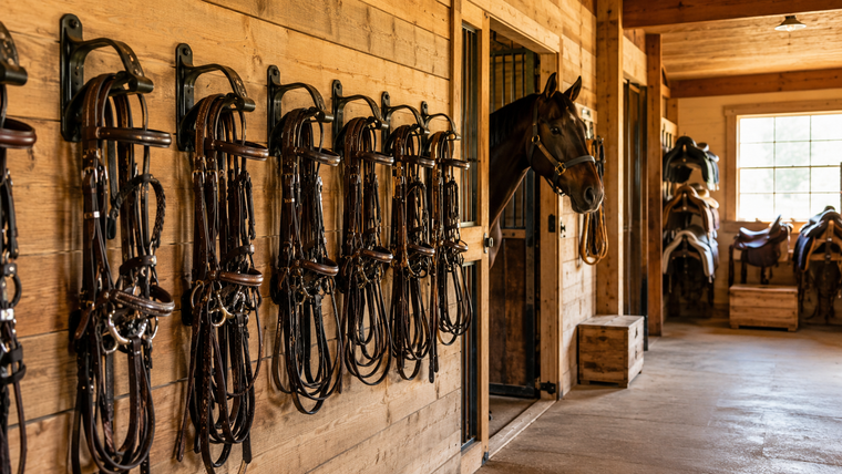 How to Space Bridle Hangers in a Tack Room