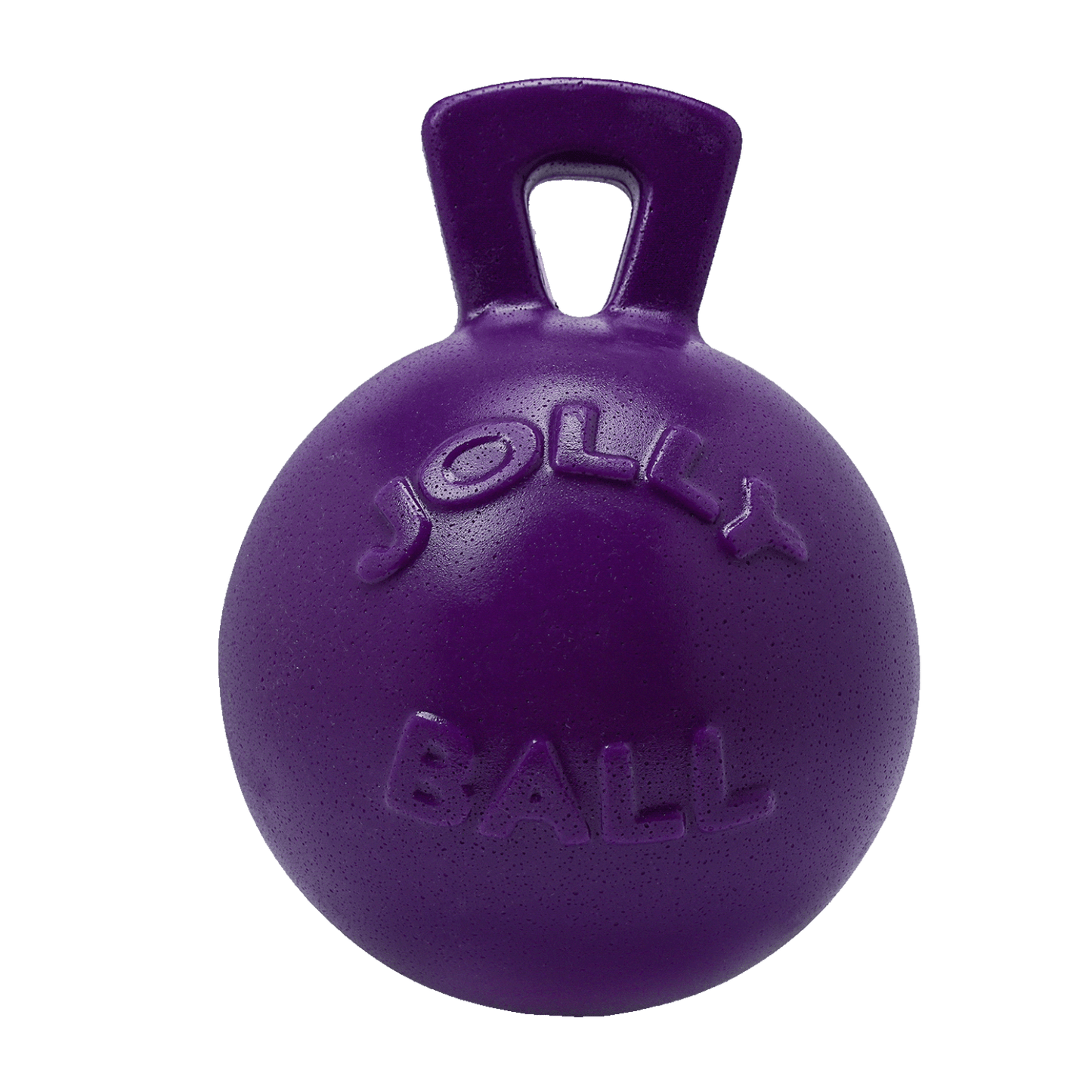 Purple 8-inch Horsemen’s Pride Jolly Ball chase toy