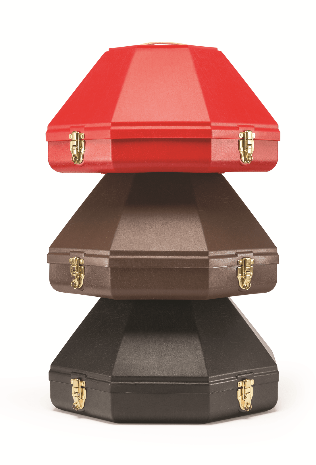 Stacked K&D KD-231 western hat boxes for five-inch brim hats