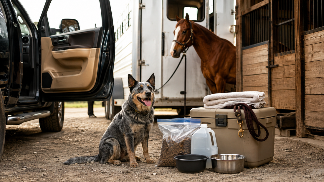 Barn Dog Travel Feeding Kit: What Belongs in the Truck