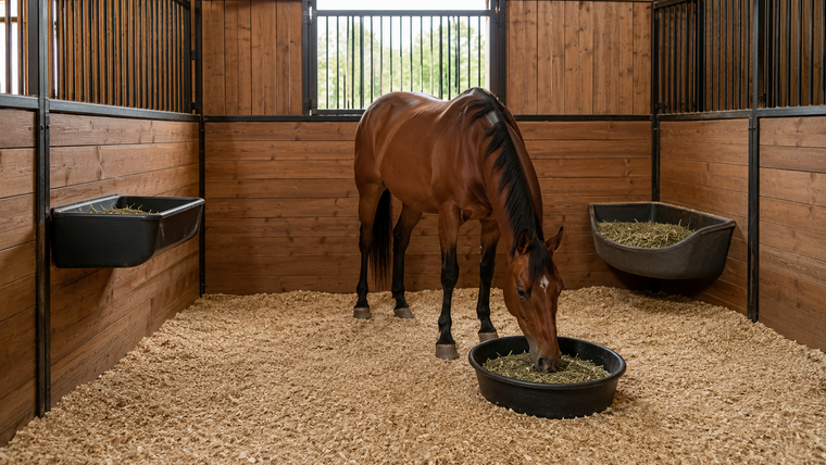 Horse Feed Tub, Corner Feeder, or Ground Pan? Choose by the Horse and Stall