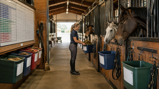 How to Label Horse Buckets in a Multi-Horse Barn