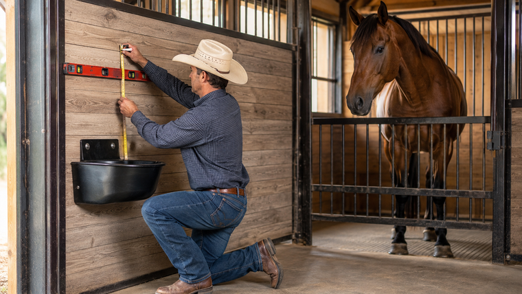 Wall-Mount Horse Feed Tub Height: A Practical Placement Method