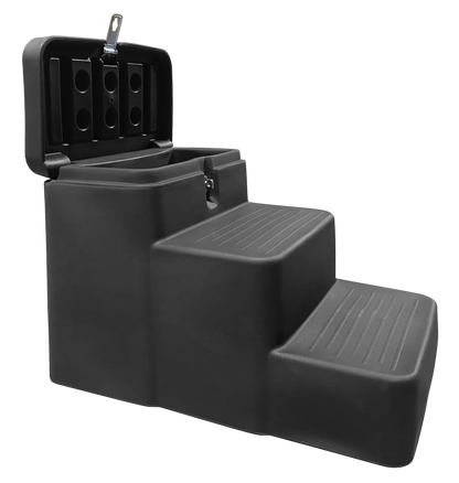 Horsemen’s Pride 3-Step Mounting Block with Storage | Lockable Barn Step