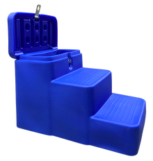 Horsemen’s Pride 3-Step Mounting Block with Storage | Lockable Barn Step