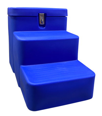 Horsemen’s Pride 3-Step Mounting Block with Storage | Lockable Barn Step