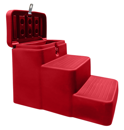 Horsemen’s Pride 3-Step Mounting Block with Storage | Lockable Barn Step