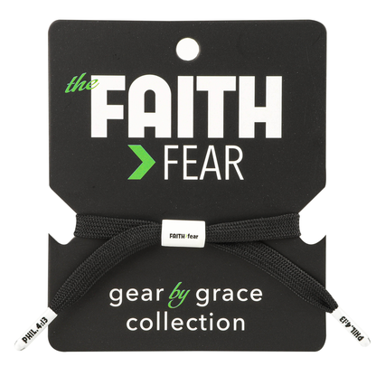 FAITH > FEAR LaceBand™ Bracelet | Christian Rider Gift