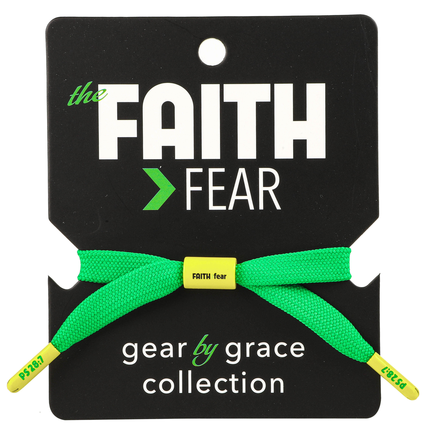 FAITH > FEAR LaceBand™ Bracelet | Christian Rider Gift