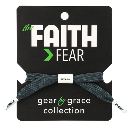 FAITH > FEAR LaceBand™ Bracelet | Christian Rider Gift