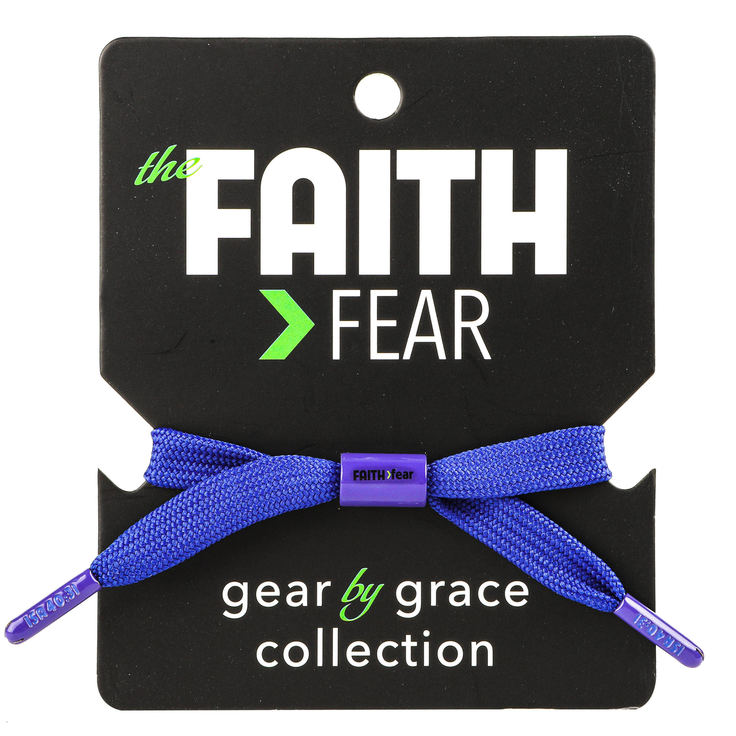 FAITH > FEAR LaceBand™ Bracelet | Christian Rider Gift