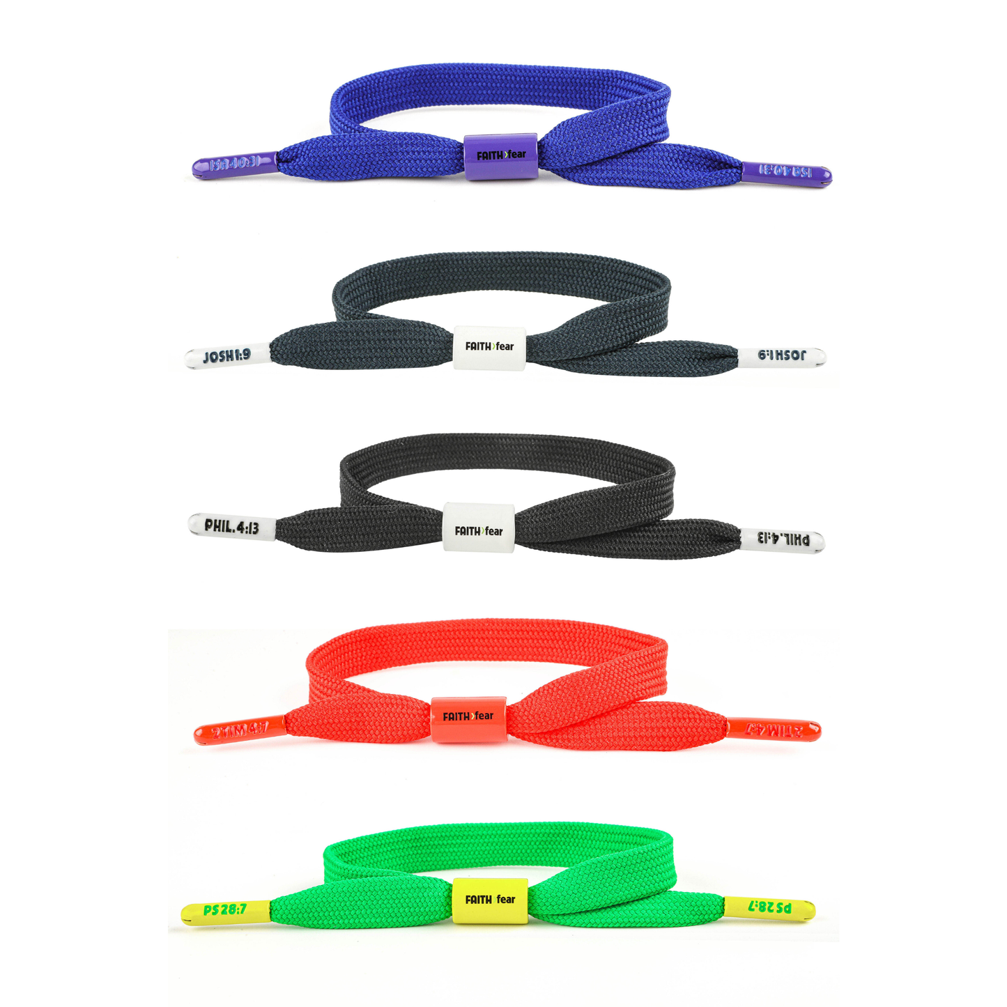 FAITH > FEAR LaceBand™ Bracelet | Christian Rider Gift