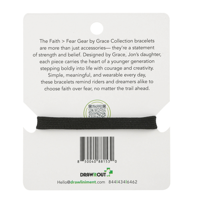 FAITH > FEAR LaceBand™ Bracelet | Christian Rider Gift