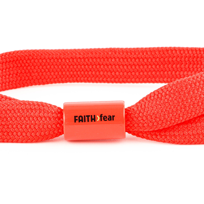 FAITH > FEAR LaceBand™ Bracelet | Christian Rider Gift