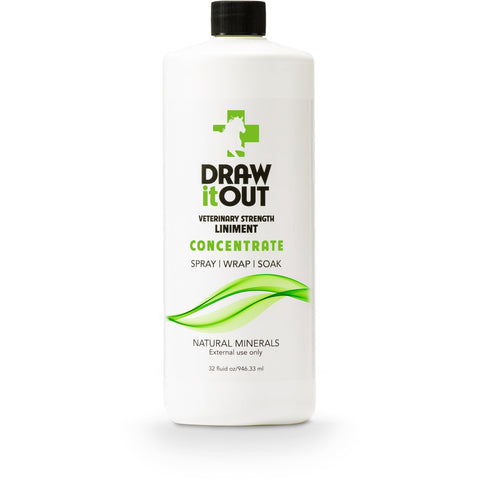 Draw It Out® 32oz Horse Liniment Concentrate – Spray, Wrap, or Soak for Fast Equine Relief