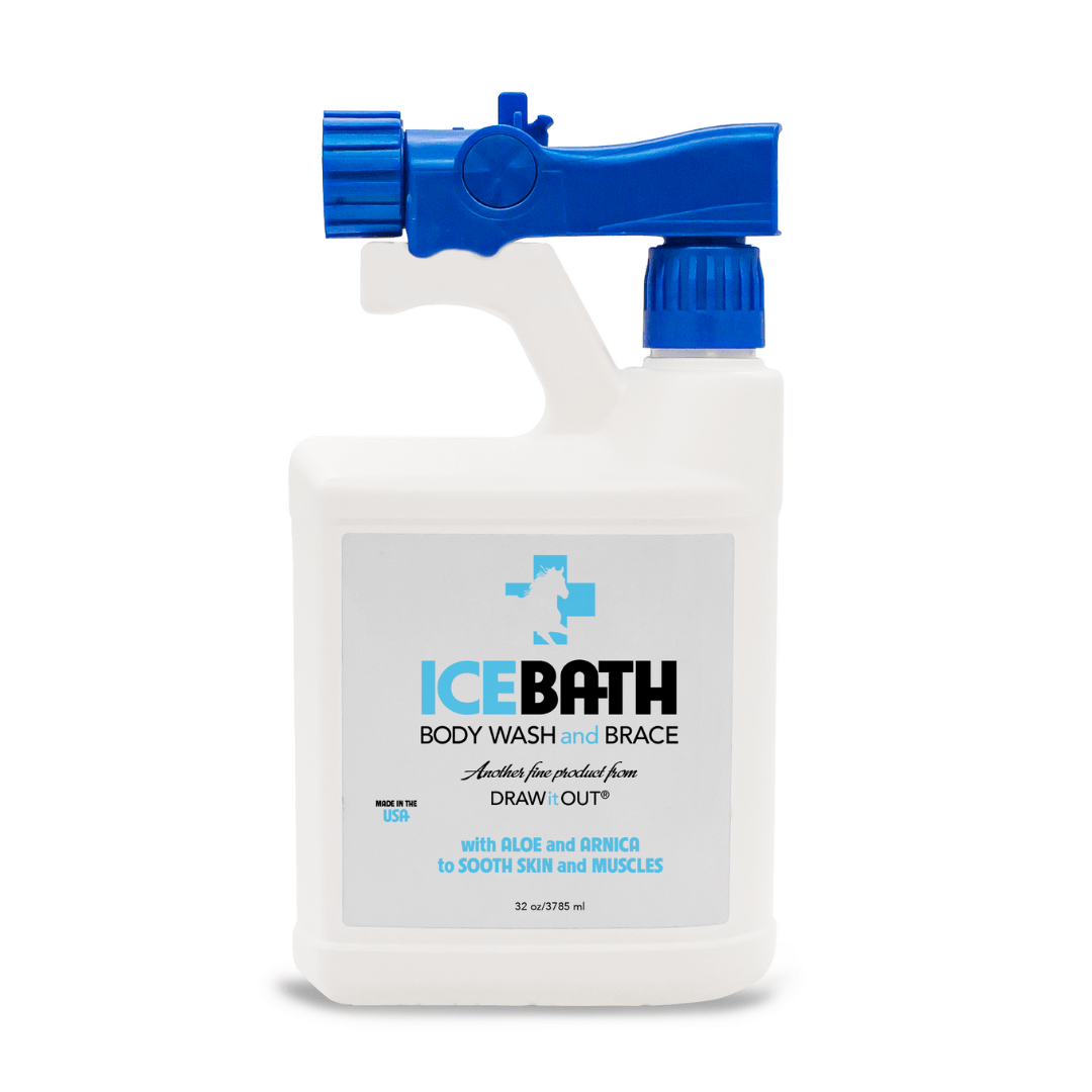 Gel de baño refrescante y reafirmante IceBath™ – Spray listo para usar de 32 oz de Draw It Out®