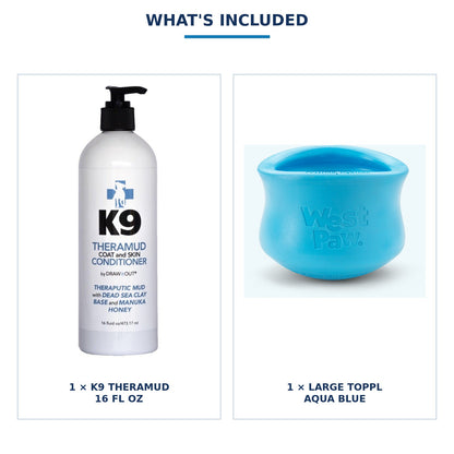 K9 Skin, Coat & Enrichment Bundle — exact product photo composite