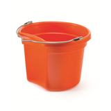 KD-154 8 Qt. Flat Back Silver Line Bucket - K&D Equestrian LLC
