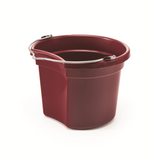KD-154 8 Qt. Flat Back Silver Line Bucket - K&D Equestrian LLC